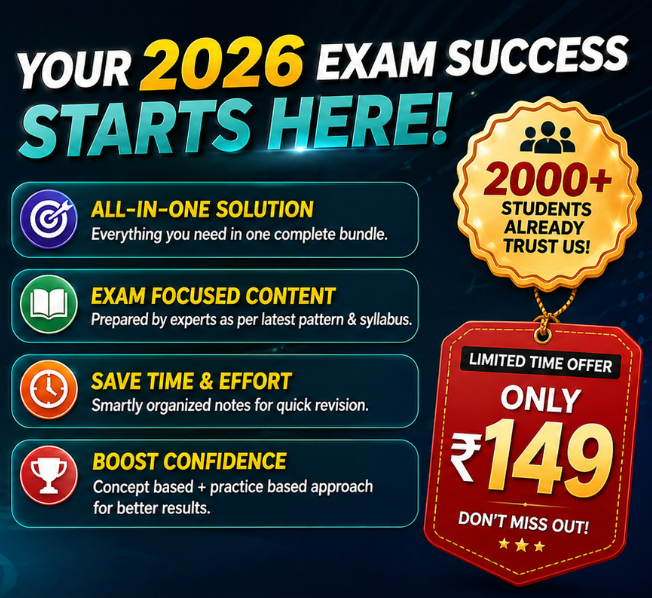 🔥 2026 Exam Preparation Master Bundle ( English + Hindi ).