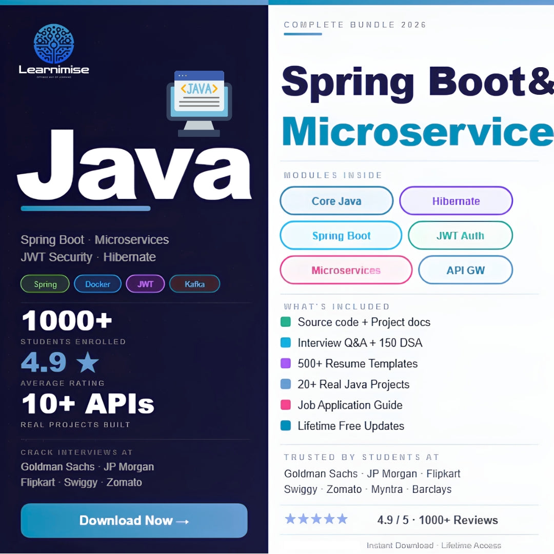 Java with Spring Boot and Microservices